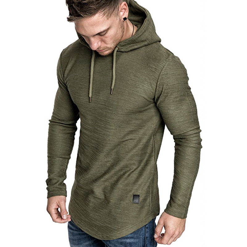 Sudadera con capucha ajustada para hombre