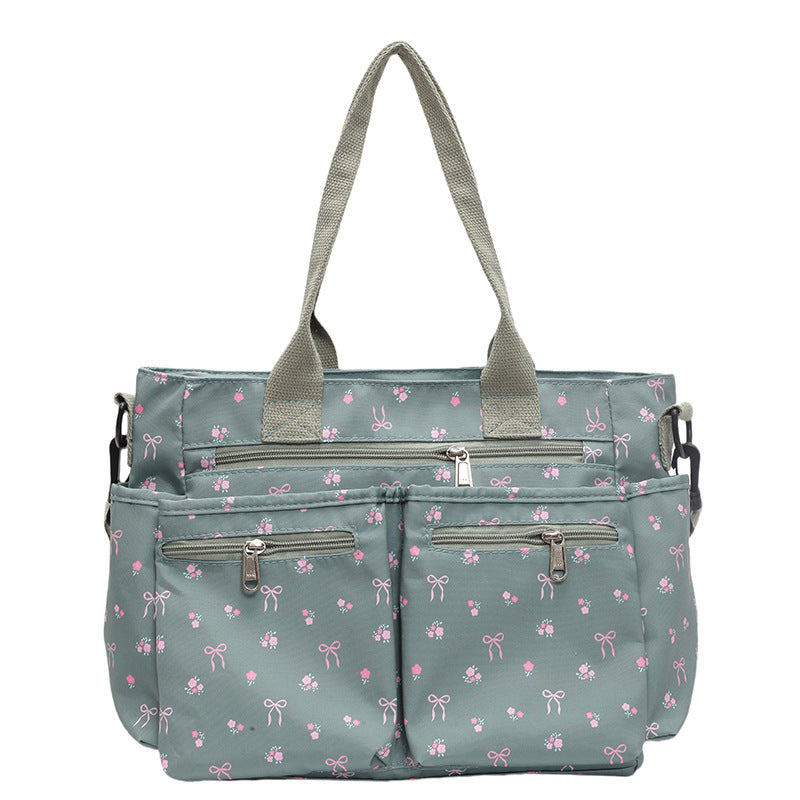 Women's Retro Printed Travel Tote Travel Bag