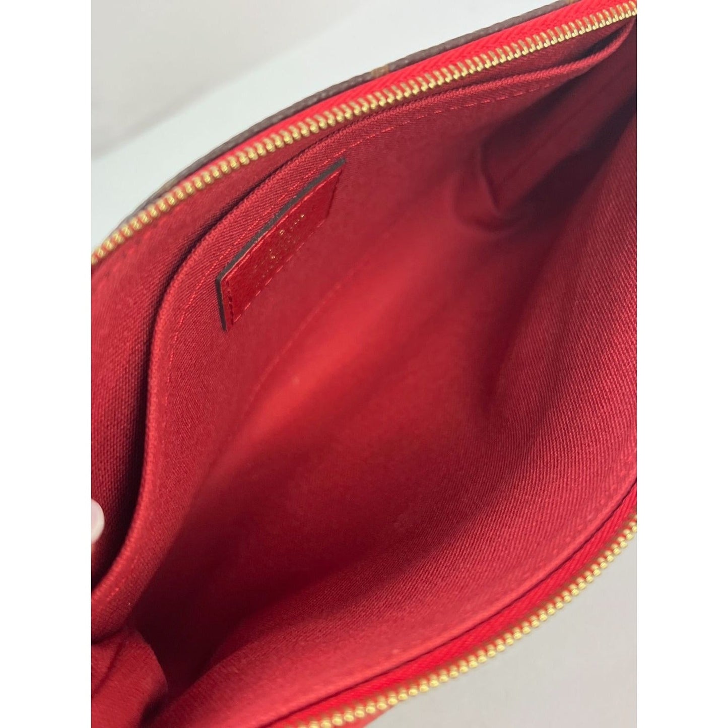 LOUIS VUITTON Pallas Monogram Clutch Cherry Crossbody