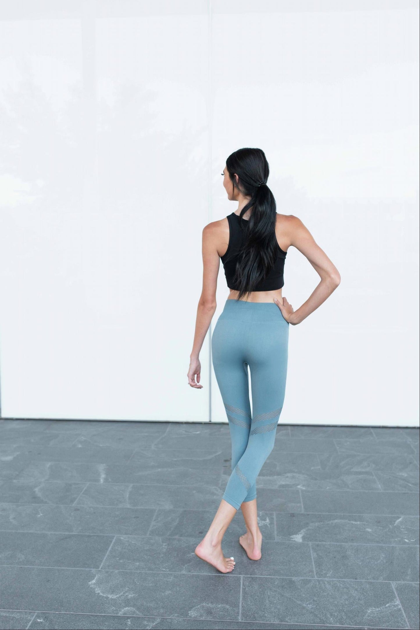 Mallas Capri Deportivas con Malla Transpirable y Ventilación Activa