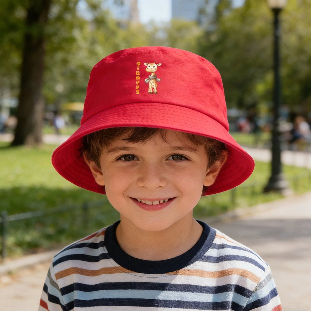 Cute Baby Giraffe Design Kids’ Bucket Hat | Ships from USA