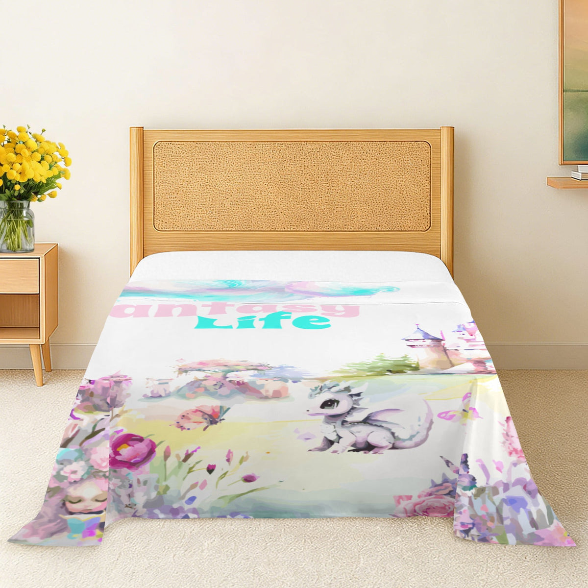 Fantasy Life Twin Size Sheet Set - 3 pieces