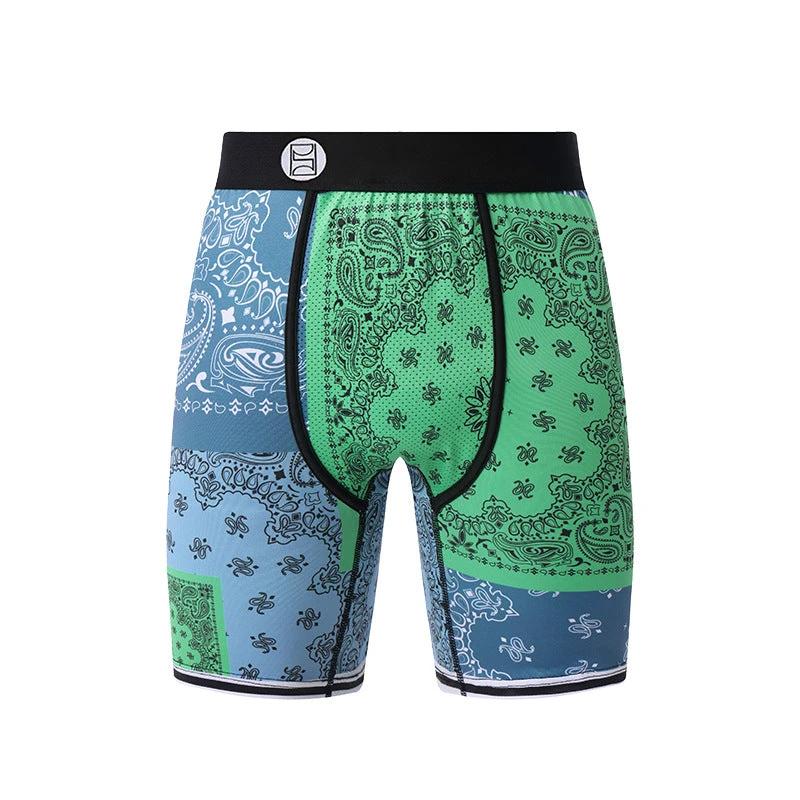 Cartoon Printed Quick-dry Men's Sports Fitness Extended Underwear