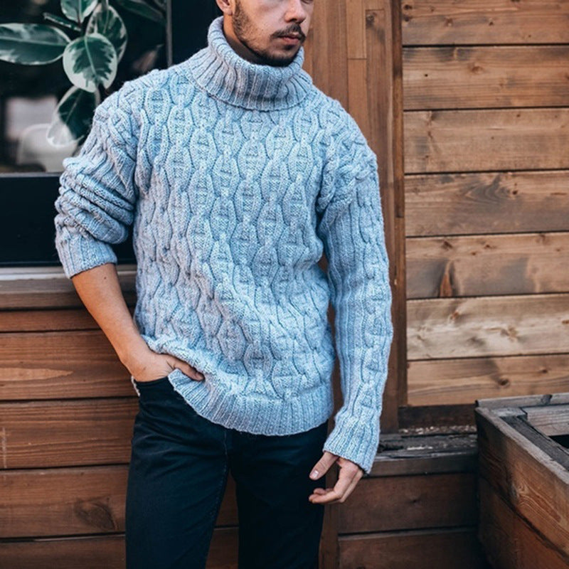 Chunky Knit Sweater, European And American Style