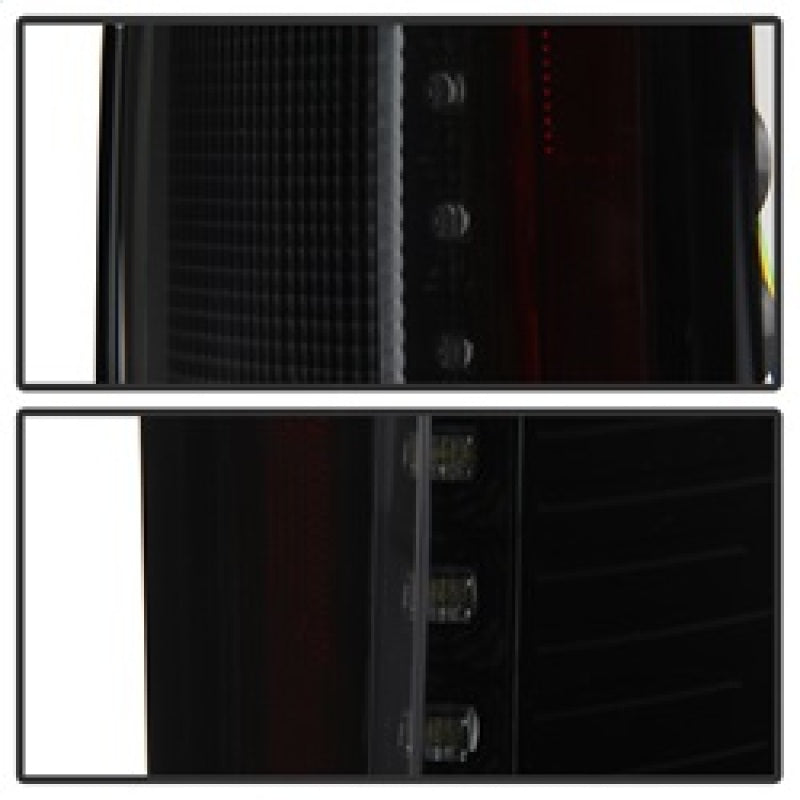 Luces traseras LED Spyder 15-17 Ford F-150 (con punto ciego) - Negro ahumado (ALT-YD-FF15015BS-LBLED-BSM)
