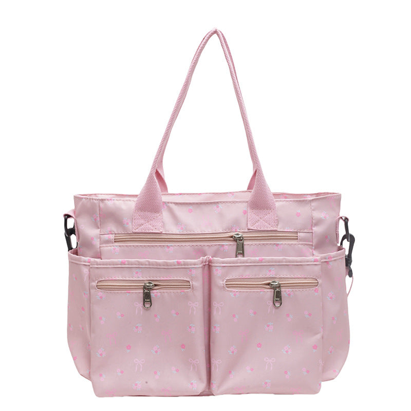 Women's Retro Printed Travel Tote Travel Bag
