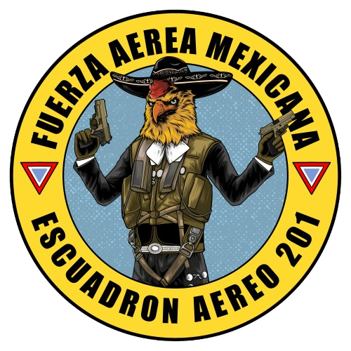 Camiseta Escuadrón 201 de La Línea MEXUSMAR
