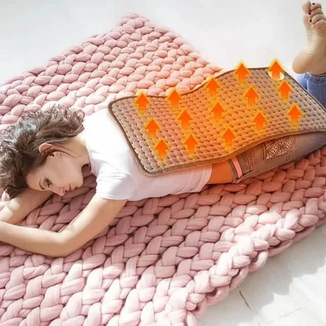 Electric Heating Pads, Washable Heated Blanket for Back Pain Muscle Pain Relieve