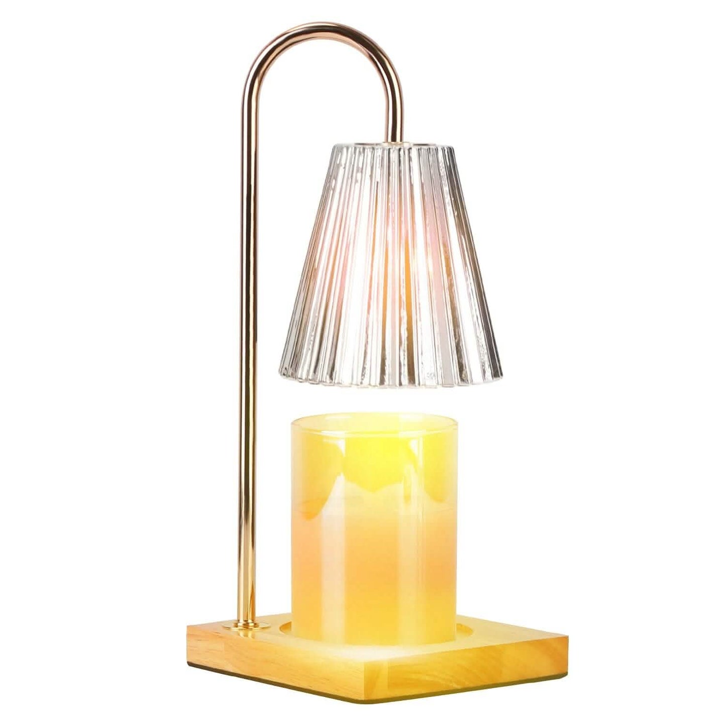 Electric Wax Melt Warmer Lamp Dimmable with 2 GU10 Bulbs 3-7in Adjustable Height 360º Rotatable