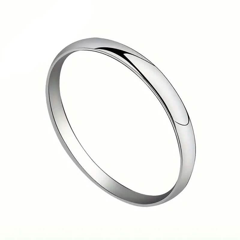 Elegant and Charming S925 Silver Wedding Band Ring