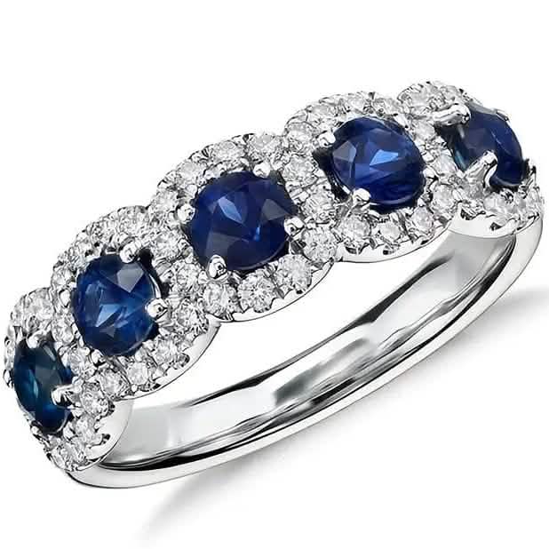 Elegant Copper Ring with Synthetic Cubic Zirconia