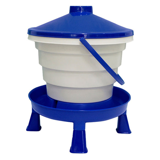Bebedero Elevado con Patas tipo Cubo para Gallinas, Patos y Aves de Caza