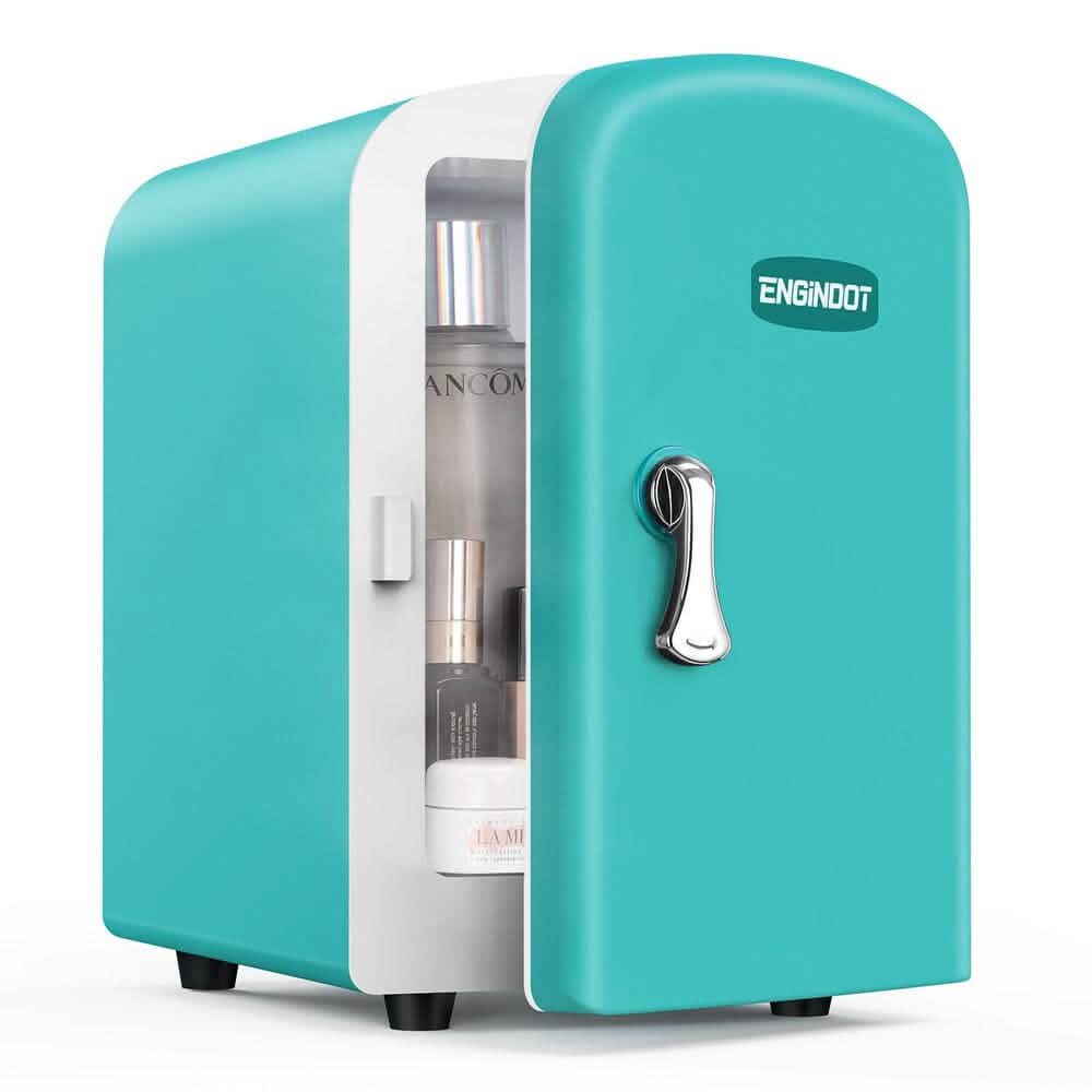 ENGiNDOT Mini Fridge, 4L AC/DC Portable Refrigerator