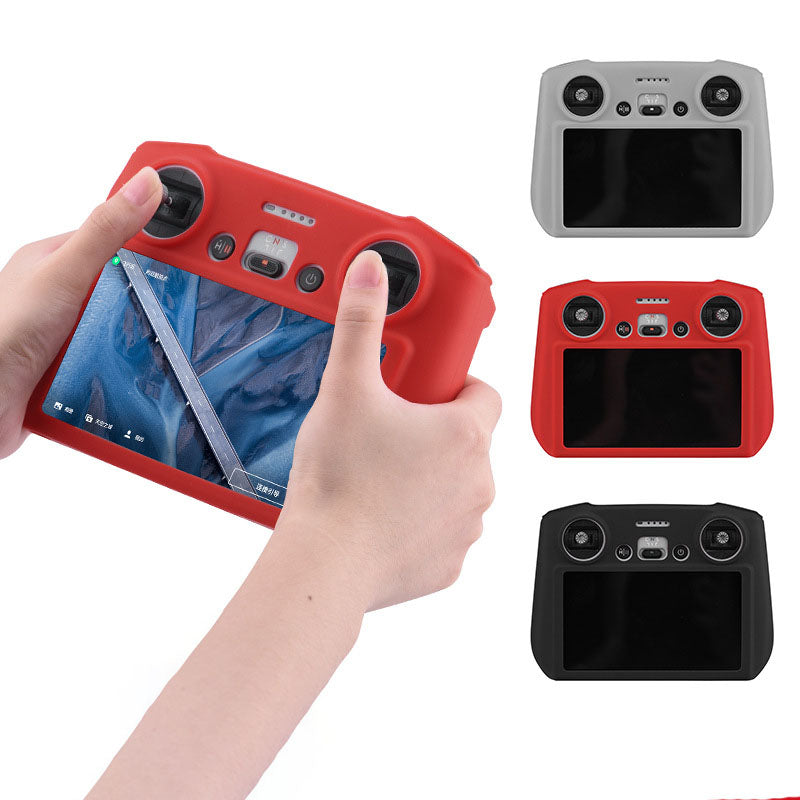 Suitable for DJI MINI 3 PRO Silicone Cover RC With Screen Remote Control Protective Cover Dust Protective Cover Anti-Skid Accessories