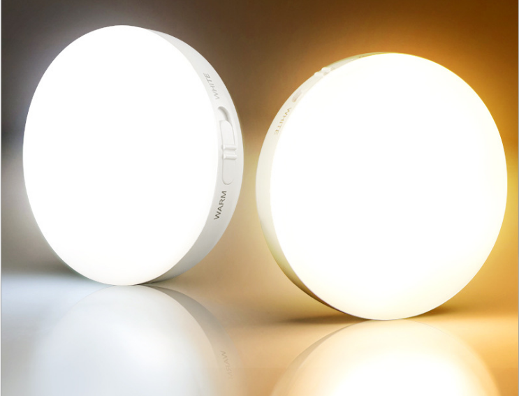 Human body induction lamp intelligent night light LED sound light control charging household wardrobe aisle stairs wiring free