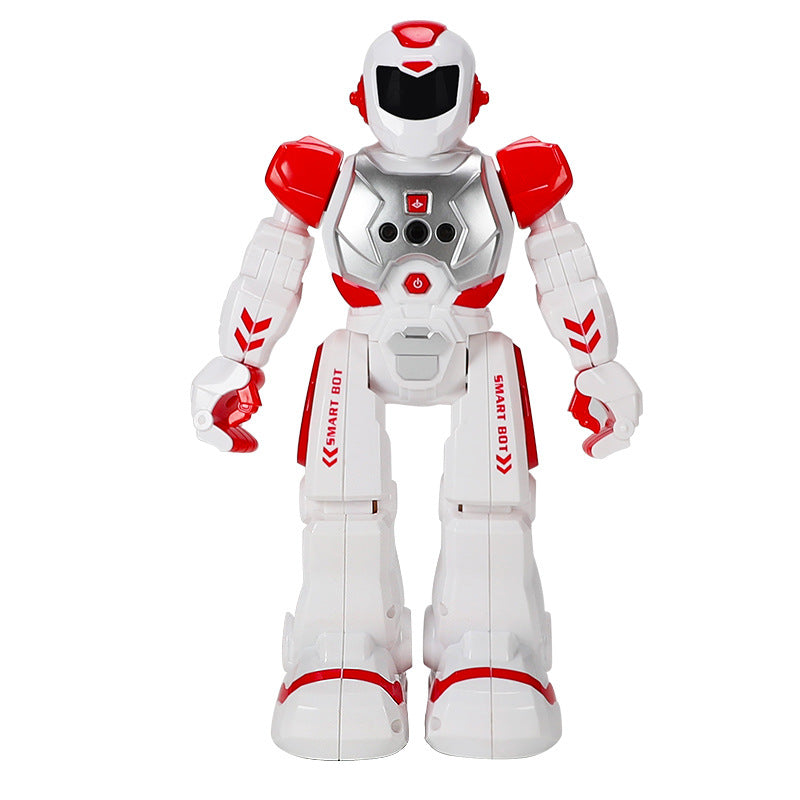 Mechanical War Police Early Education Intelligent Robot Electric Singing Infrared Induction Children's Remote Control Toys