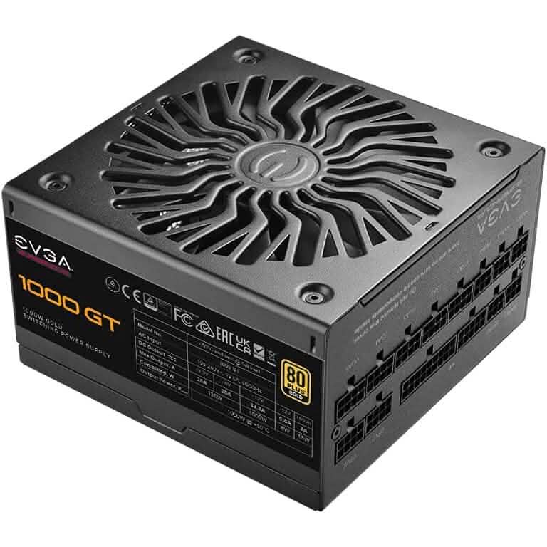 EVGA Supernova 1000 GT 80 Plus Gold 1000W Power Supply (Refurbished)