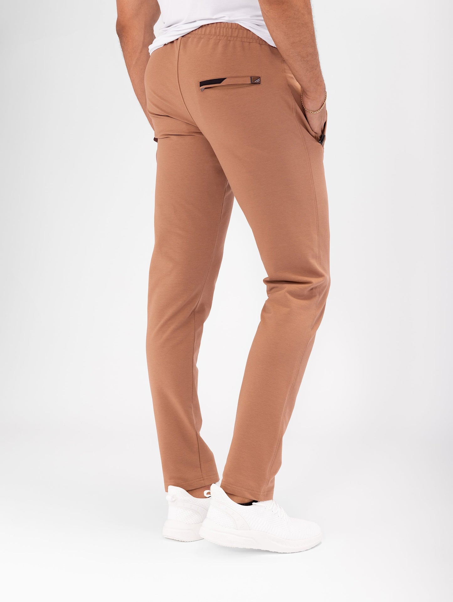 Pantalones de chándal deportivos de comodidad diaria - Ajuste cónico (talla alta)