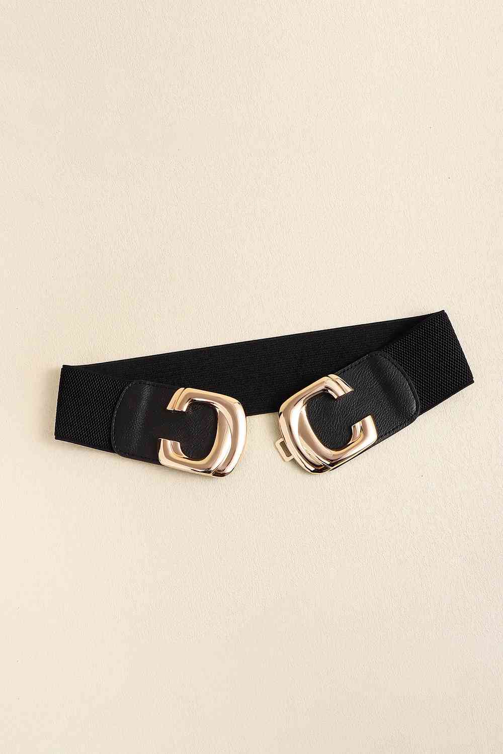 Stylish Essentials Wide Belt – Adjustable Comfort with Zinc Alloy Buckle See size chart under “more details”