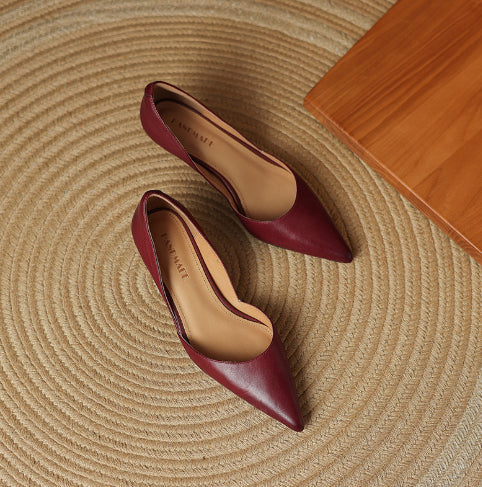 Women's Retro French-Style Pointed-Toe Platforms