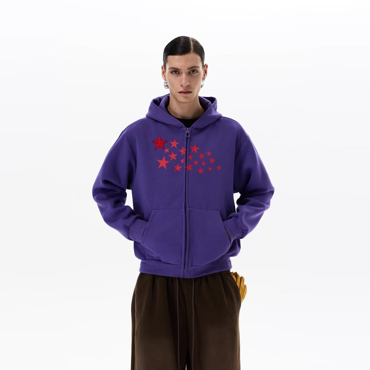 Mens Casual All-match Jacket Hoodie