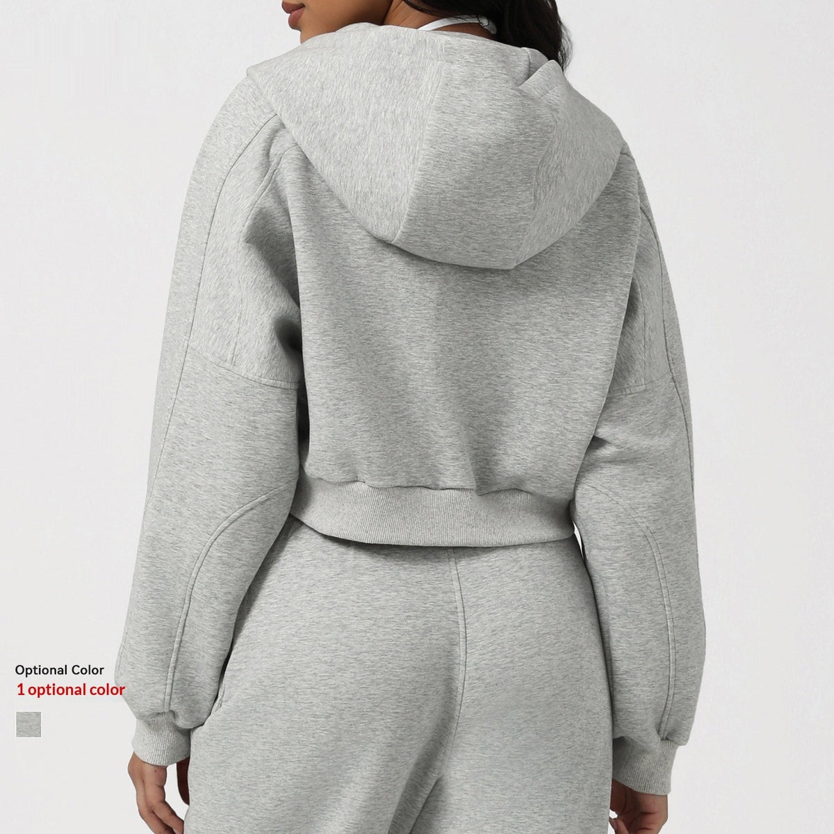 Hooded Long-Sleeve Casual Sweatshirt For Sports Running And Fitness