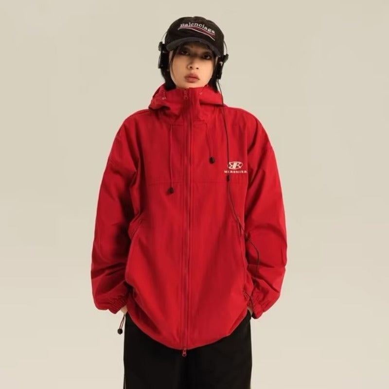Outdoor Jacket Coat Women's Sports Mountain Climbing Outdoor Mechanical Style Waterproof Fashion Brand Coat