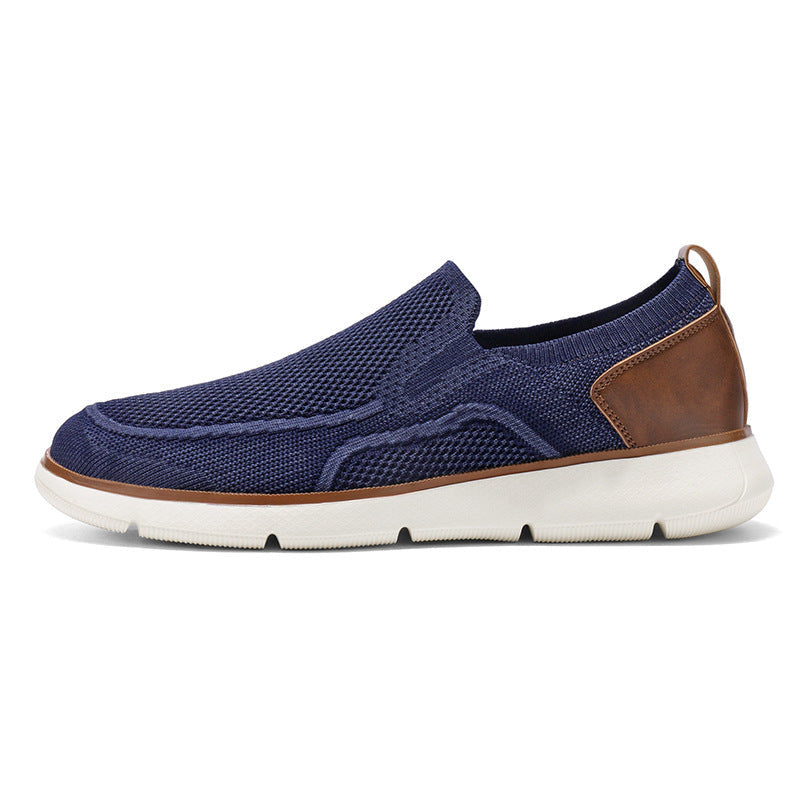 Men's Breathable Fly Woven Mesh Casual Flats