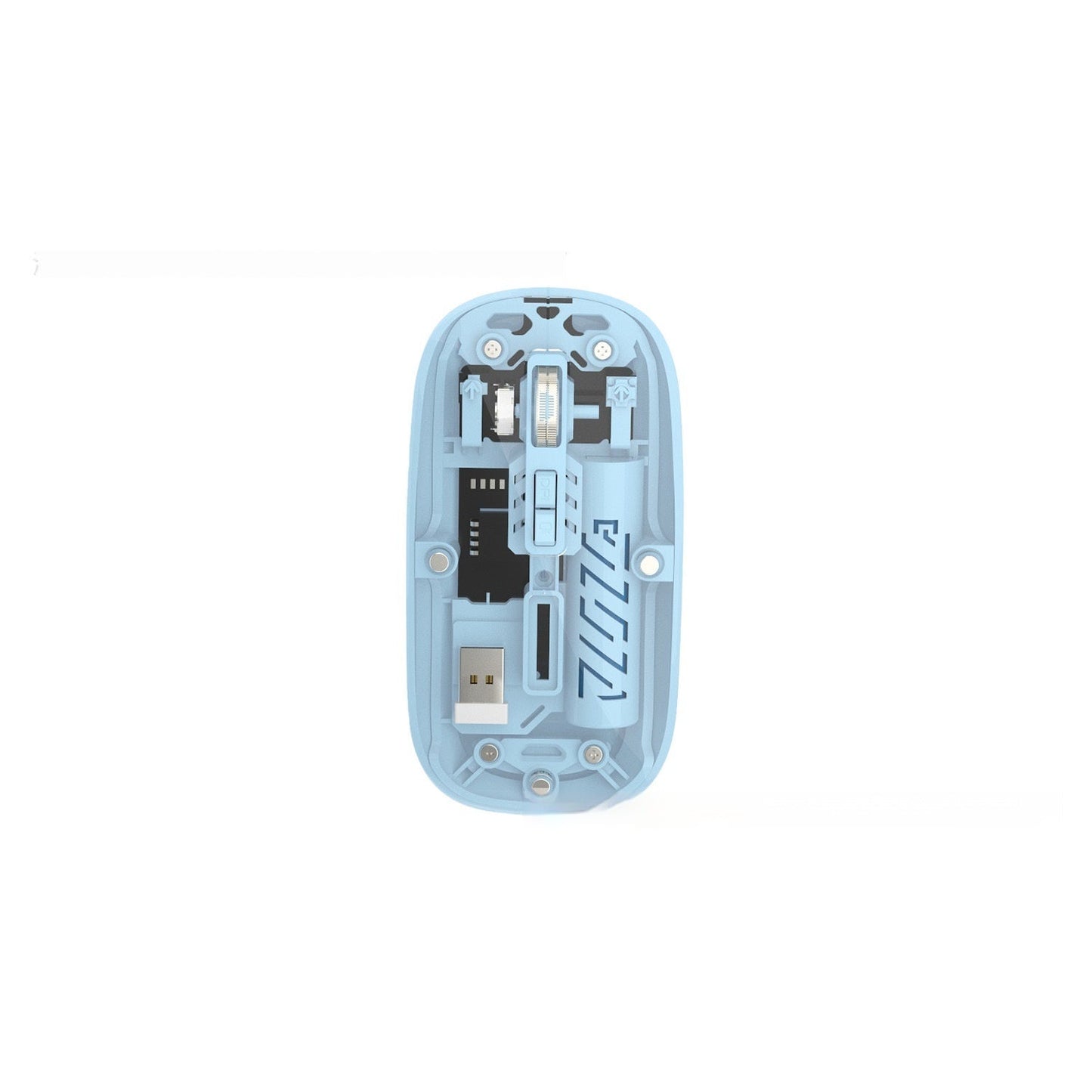 Wireless Transparent Typec Charging Mouse