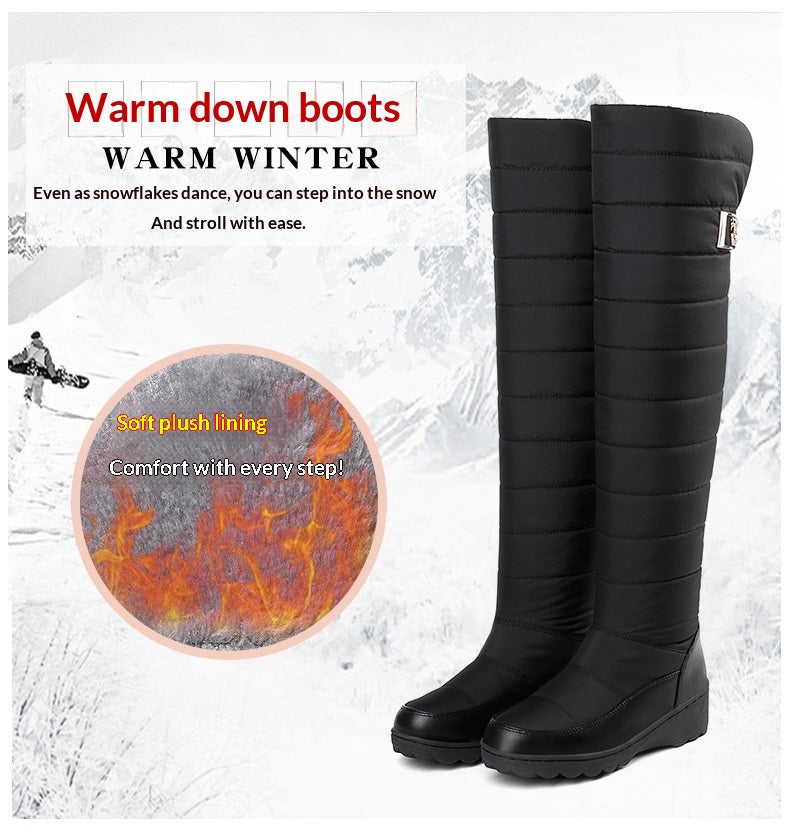 Women's High-top Over-the-knee Snow Boots