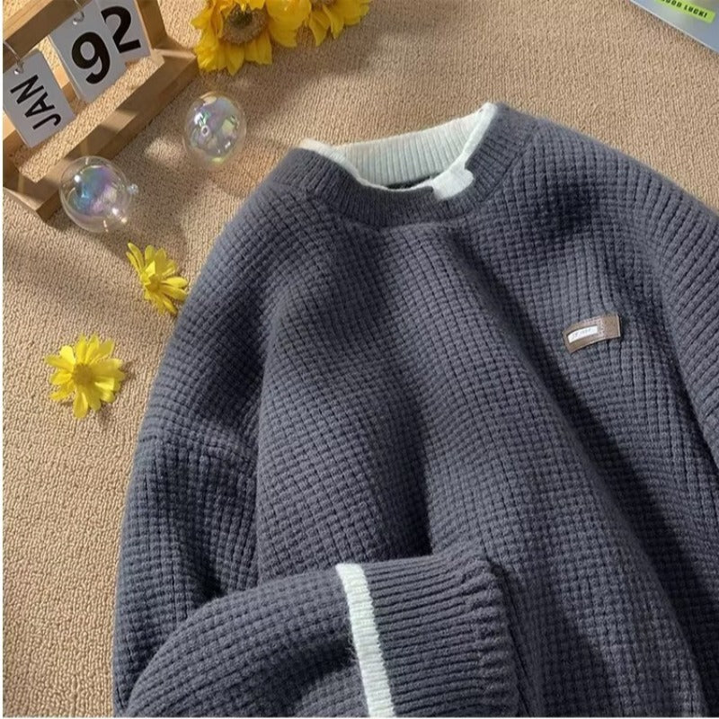 Retro High-grade Cotton Knitwear Bottoming Sweater
