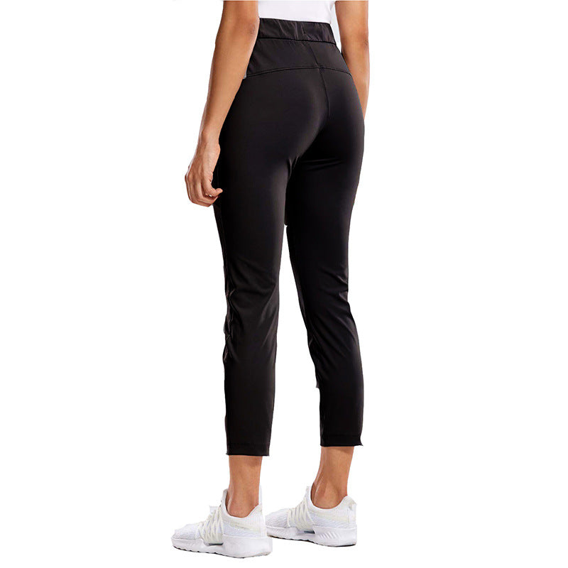Sports Casual Pants For Women, Drawstring, Slim Fit, Running, Fitness, Yoga Pants, Quick-Dry, Moisture-Wicking