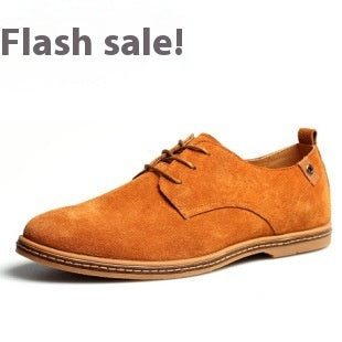 Men's Suede Lace-Up Wedges