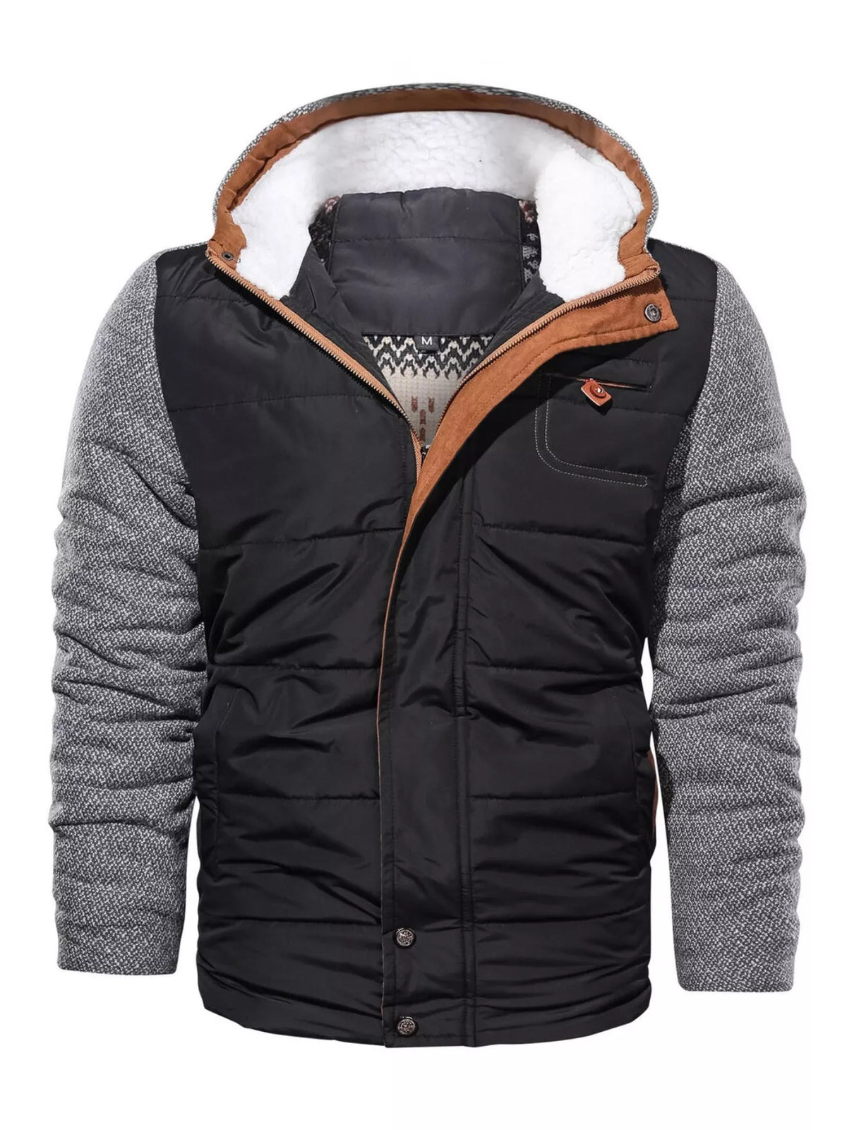 Men's Padded Hooded Winter Coat