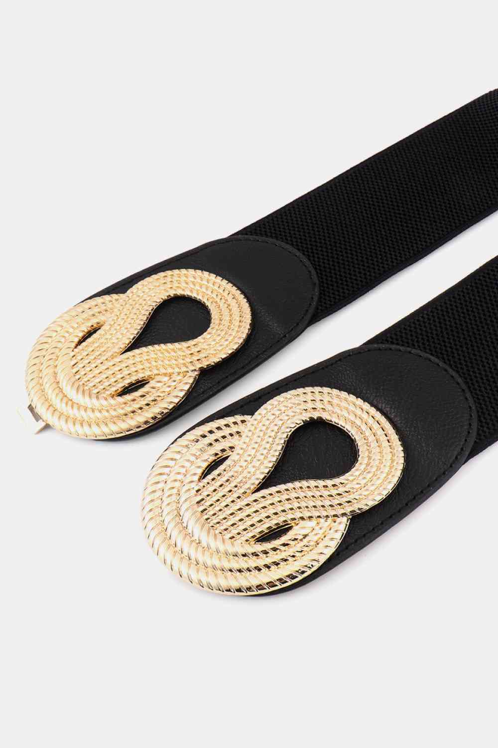 Twisted Trends Alloy Buckle Wide Belt – Stylish Adjustable Fit See size chart under “more details”