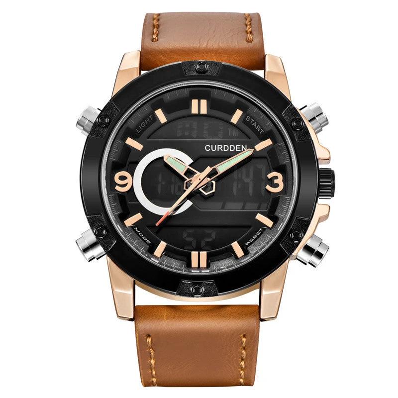 Men's Fashion Belt Multi-functional Watch
