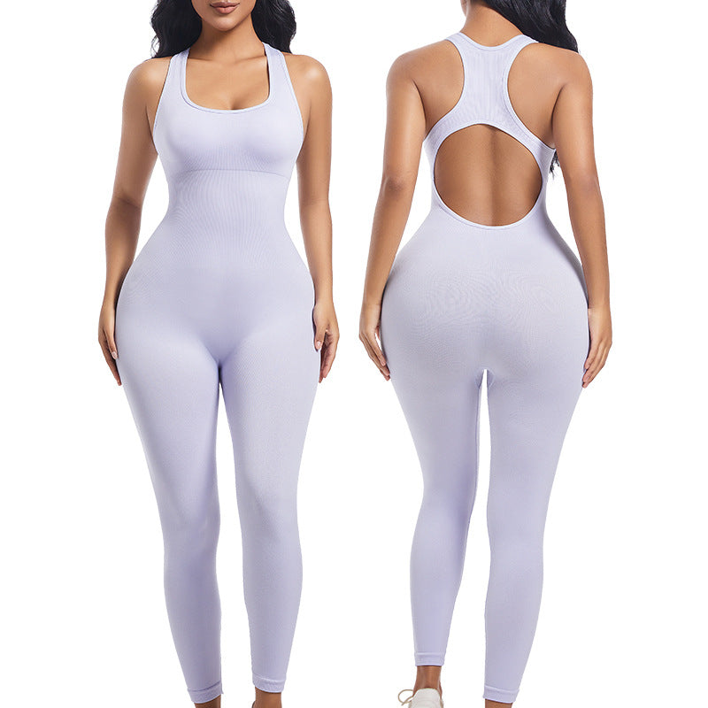 Womens Long-style One-piece Yoga Suit