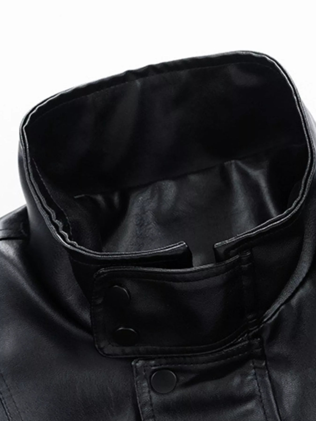 Men's Plus Size Urban Style Faux Leather Jacket