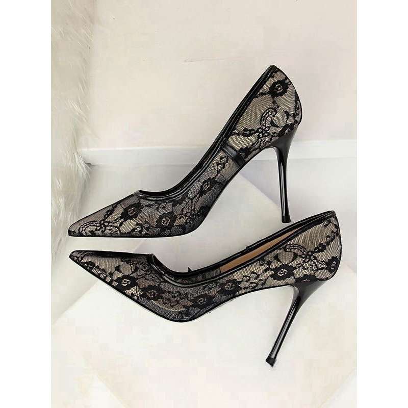 Women's Lace Stiletto Heels
