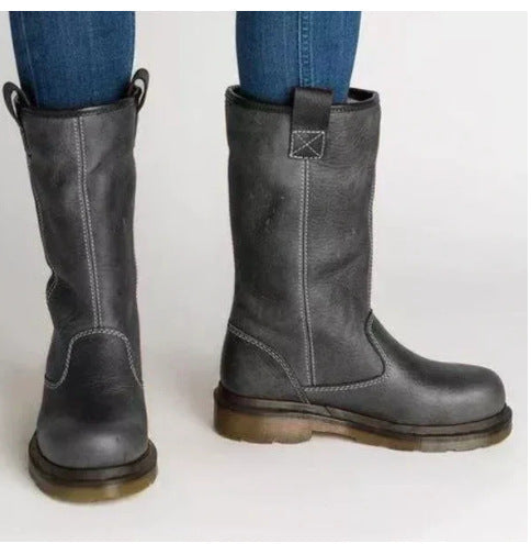 Warm Flat Mid Boots