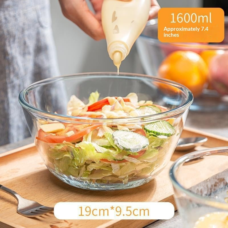 Household High-borosilicate Glass BowlCrystal Glass Instant Noodle Bowl