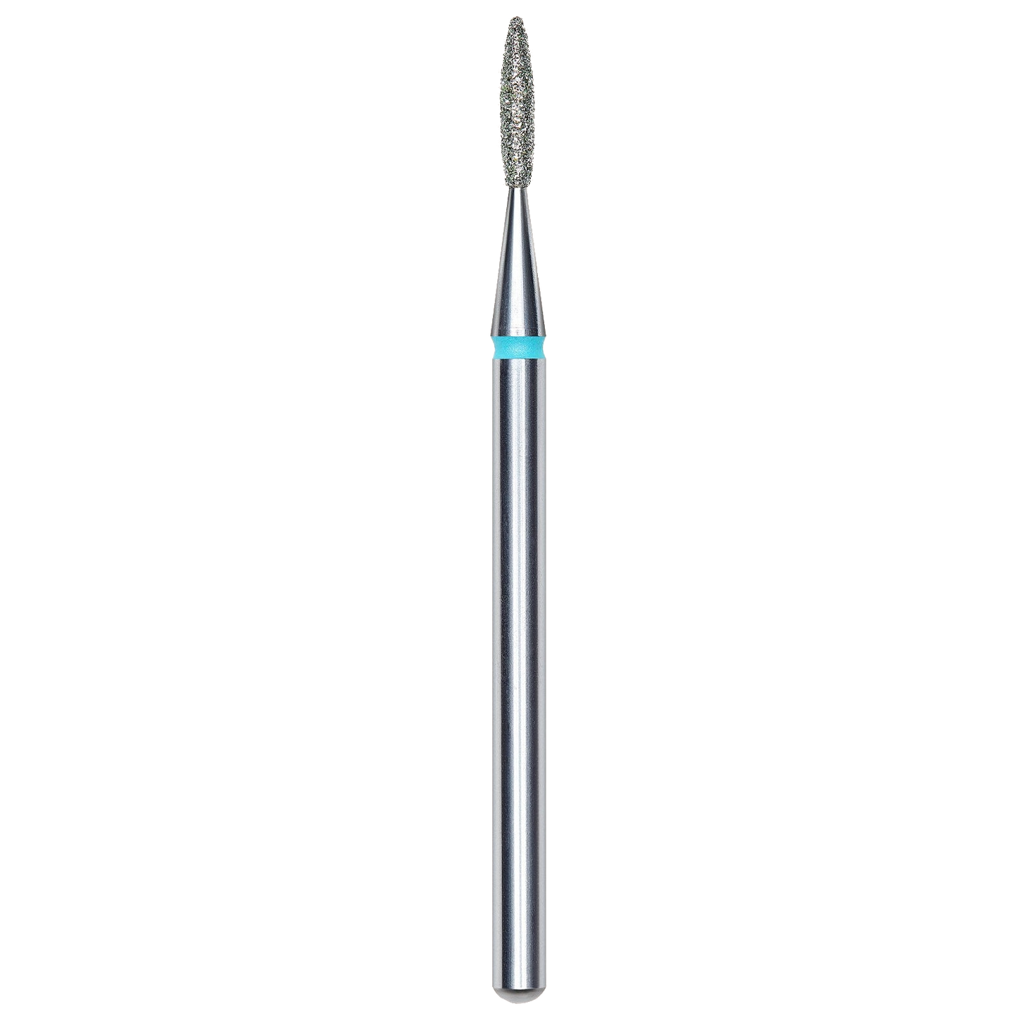 DIAMOND NAIL DRILL BIT, "FLAME", BLUE, HEAD DIAMETER 1.6/8MM (FA10B016/8) - STALEKS™