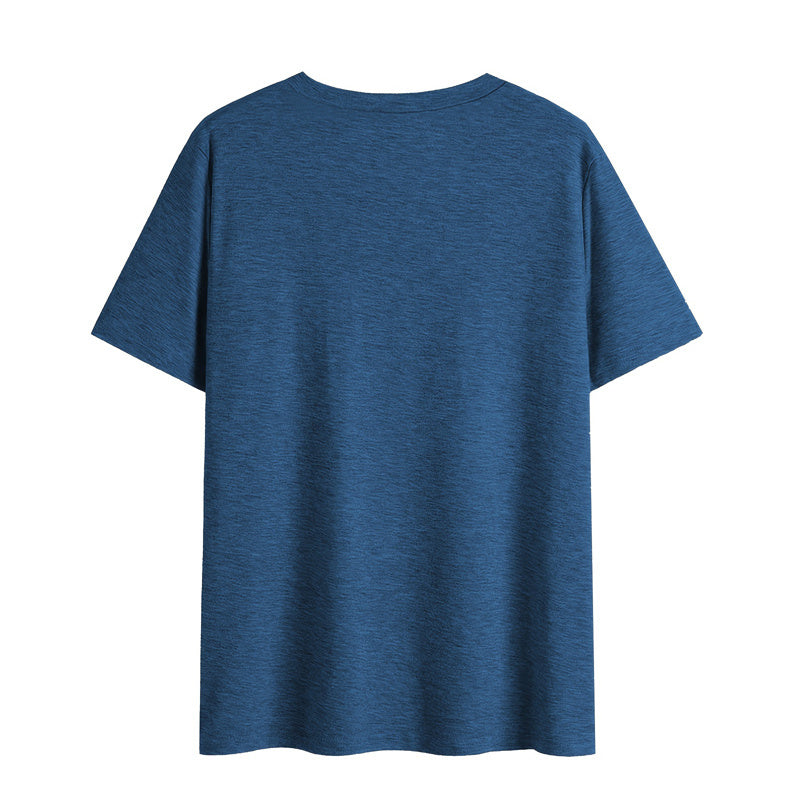 Camiseta con cuello de pico con estampado de letras "AUTISMO" y niños de dibujos animados
