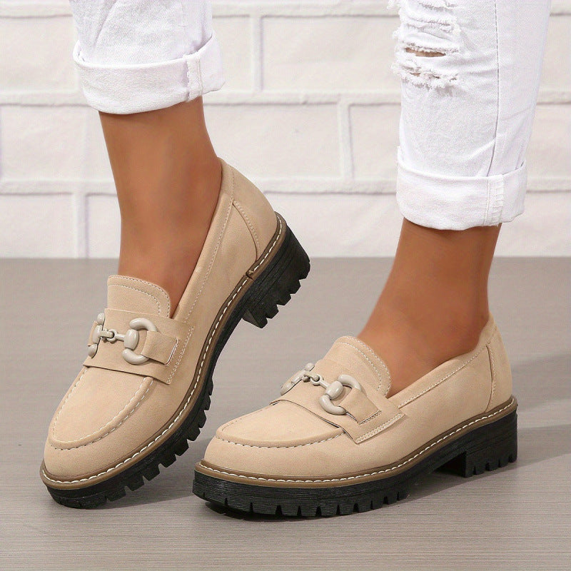 Mocasines Horsebit para mujer – Mocasines planos elegantes para el trabajo y uso casual