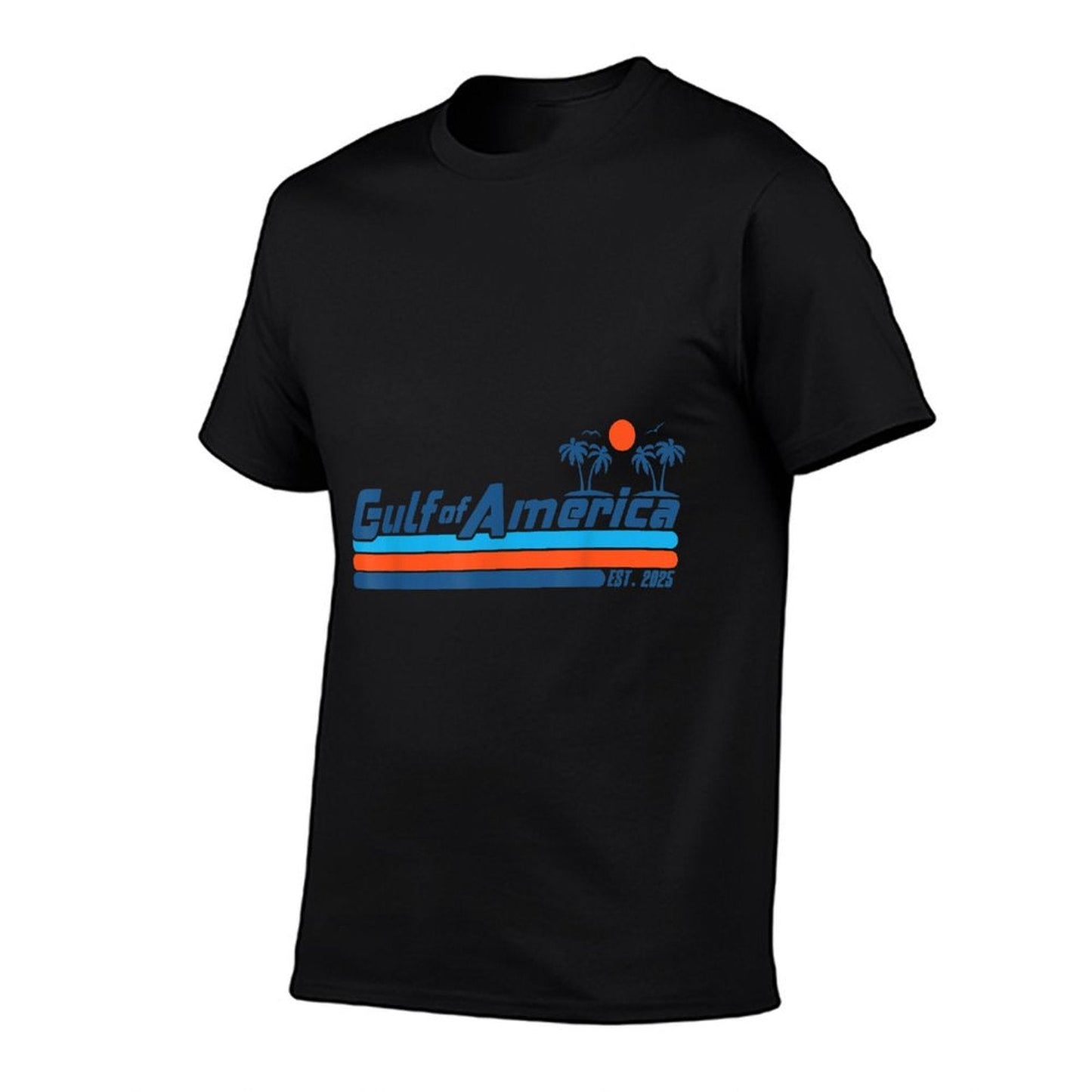 Gulf of USA America Est 2025 Retro Vintage Beach Mens Women Comfortable T-Shirt