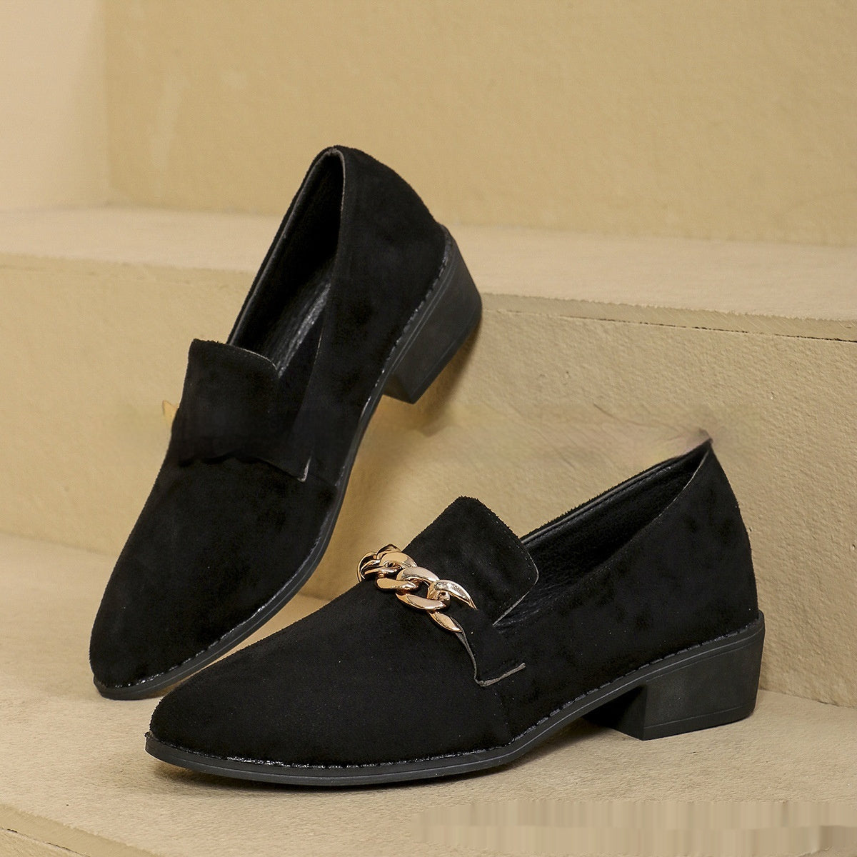 Zapatos de tacón de leopardo para mujer