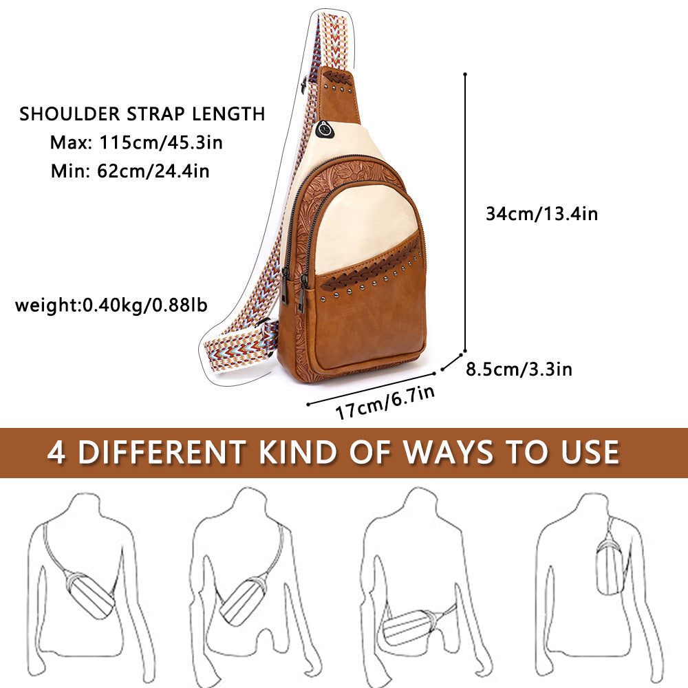 Women's Messenger Fashion Chest Bag Messenger Bag