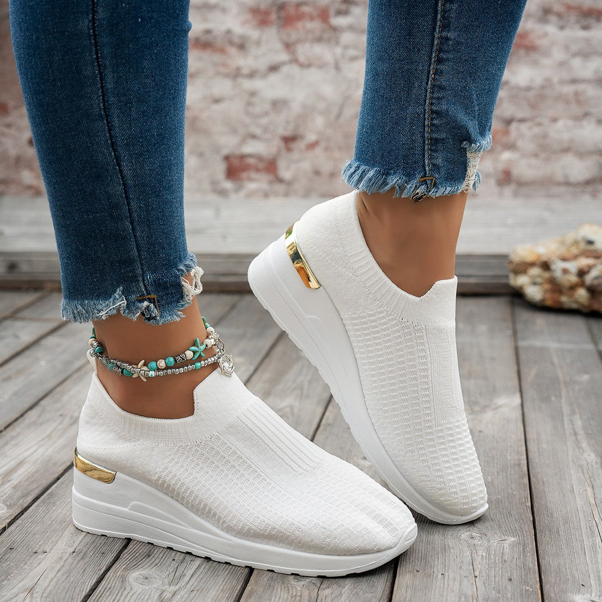 Women's Flyknit Mesh Sports-Casual Sneakers