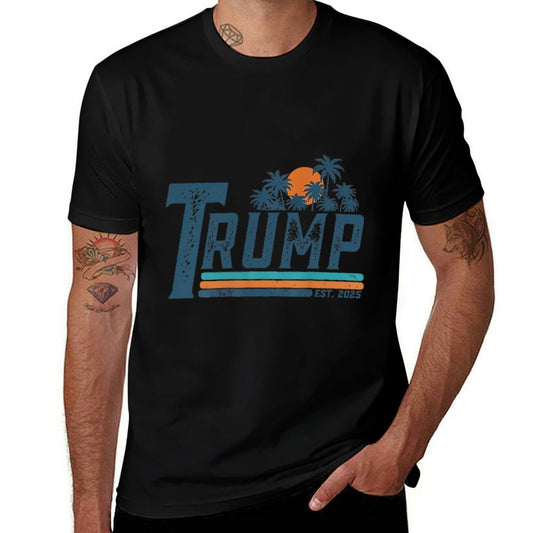 Camiseta divertida de Trump "Golfo de Estados Unidos" Est. 2025 (2 caras) de fácil cuidado