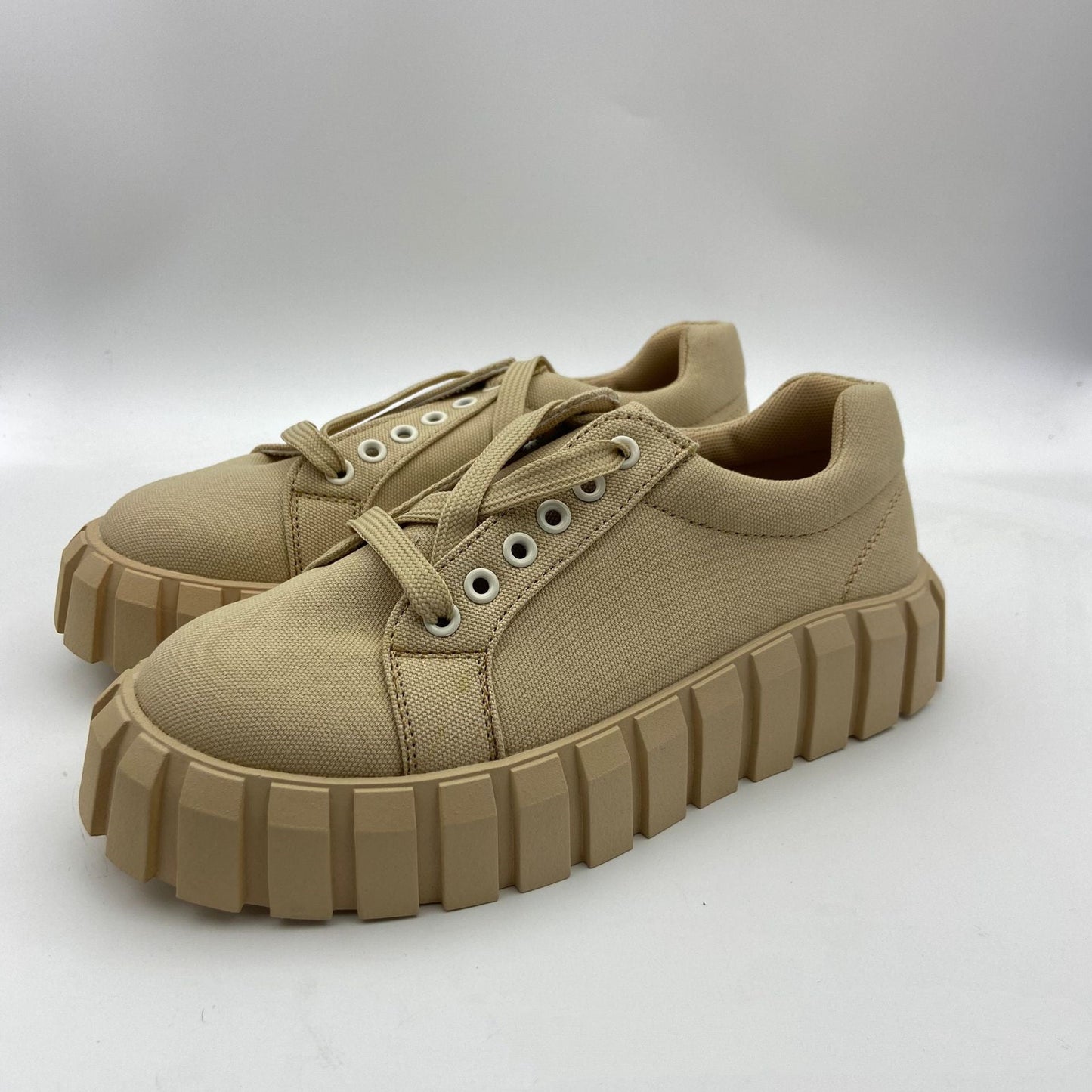 Canvas Platform Sneakers